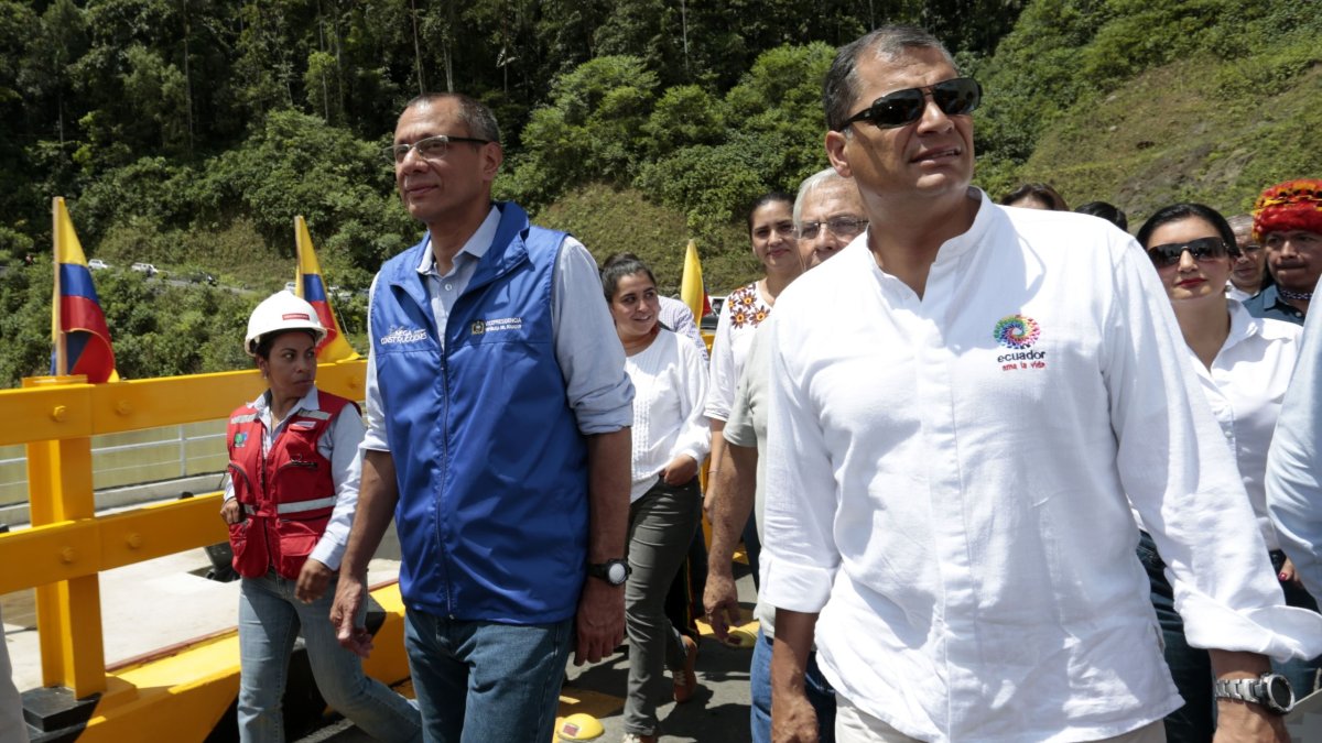 Estados Unidos prohíbe la entrada a Rafael Correa y Jorge Glas por casos de corrupción