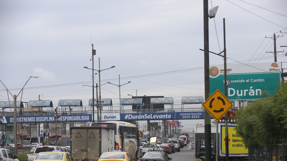 Imagen referencial del ingreso al cantón Durán, en la provincia del Guayas.