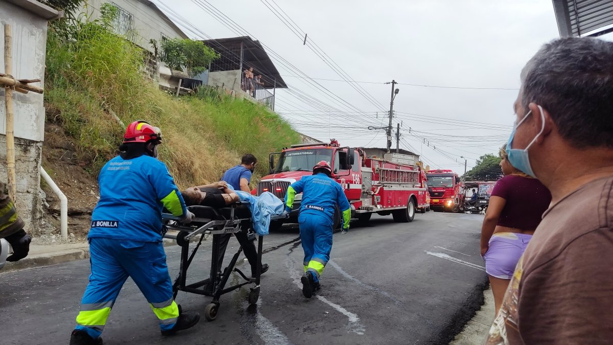 Referencial. El caso fue dado a conocer por el Benemérito Cuerpo de Bomberos de Guayaquil.