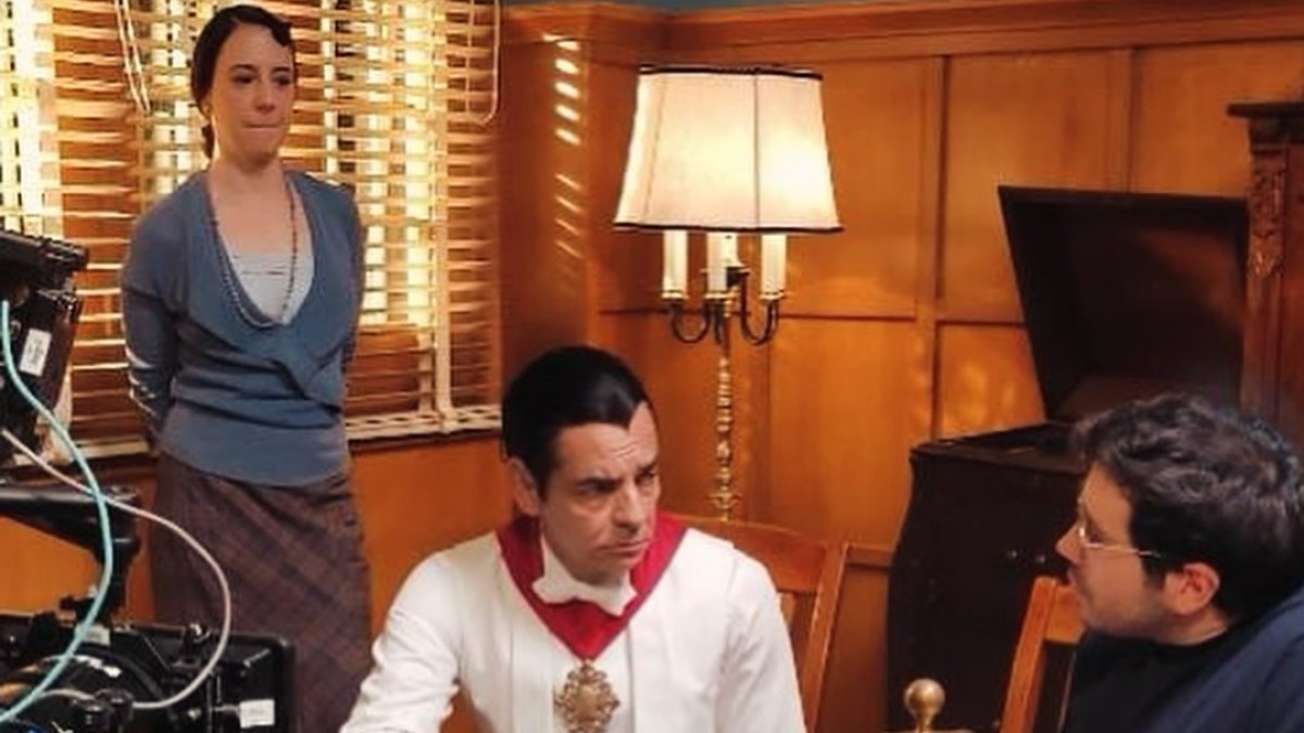 Jorge con Eugenio Derbez.