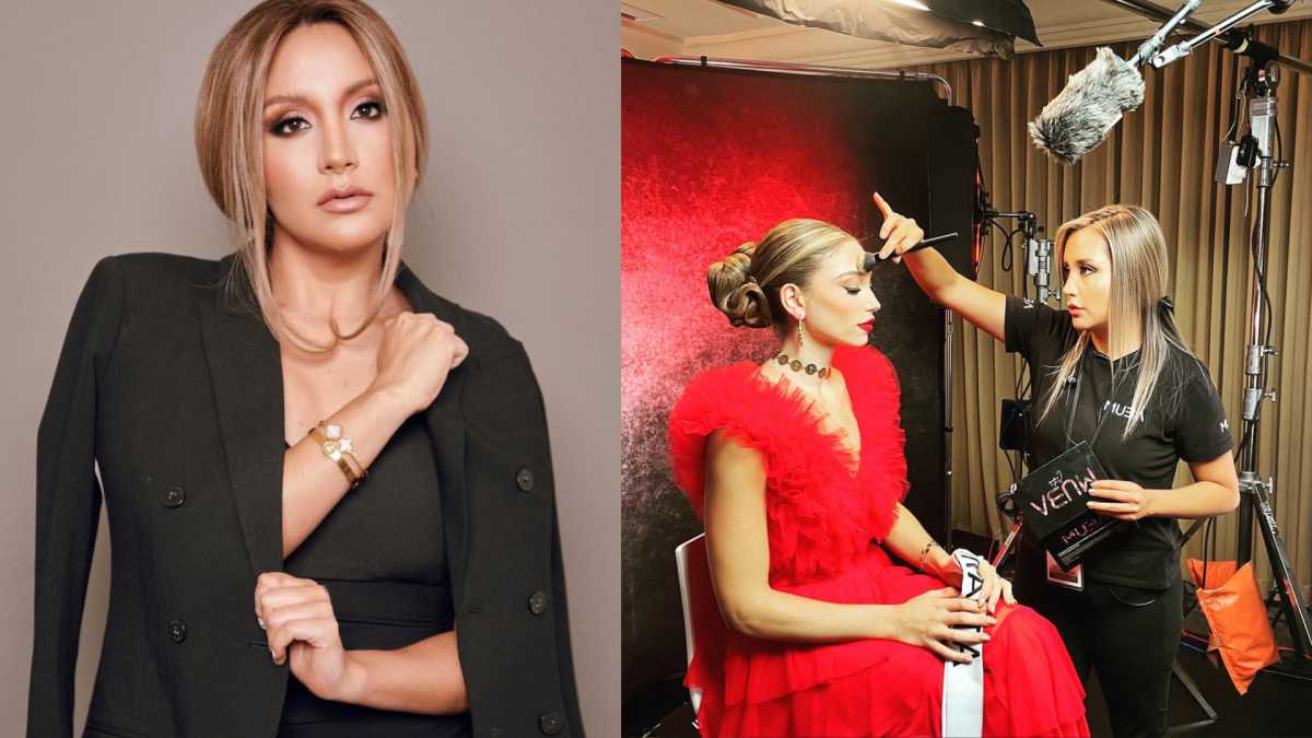 Su destacada trayectoria en la belleza hace que lleve con orgullo la bandera de Ecuador.