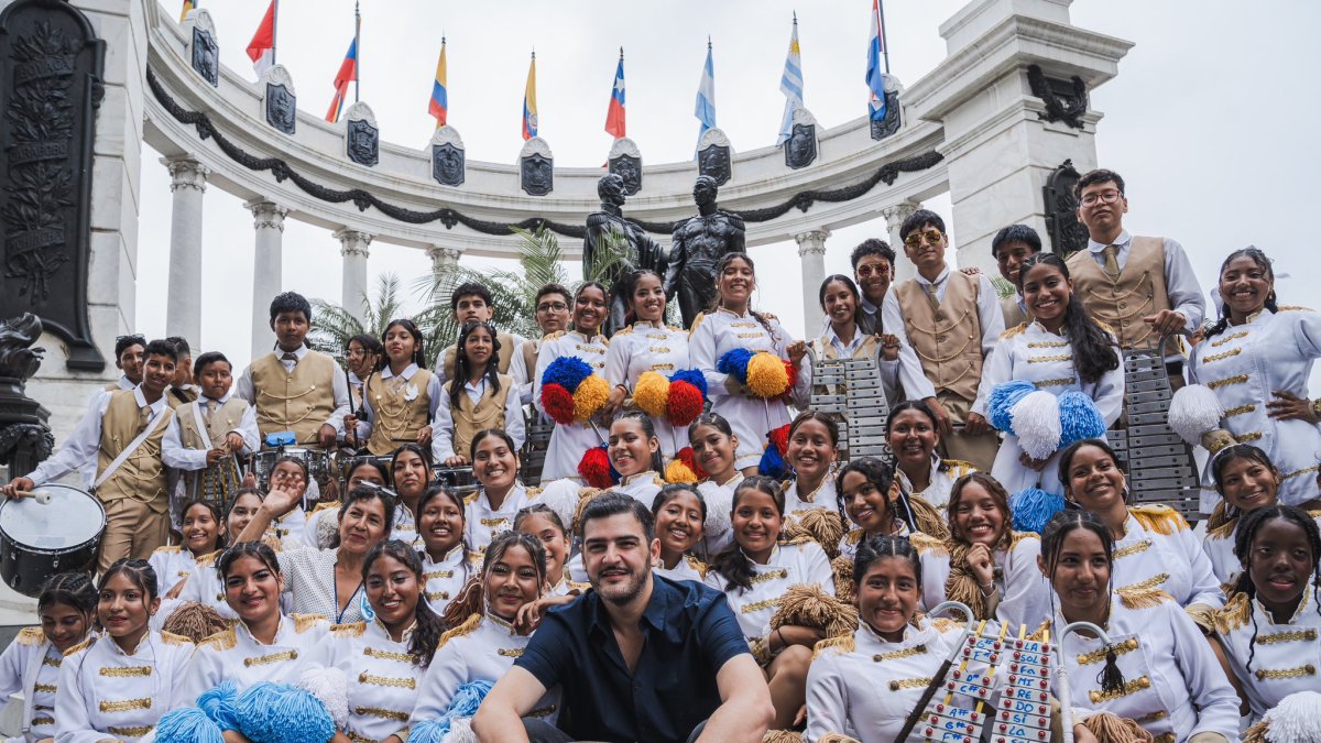 El alcalde durante una actividad.