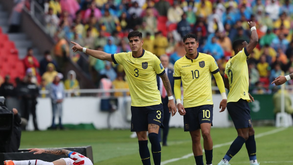 La selección de Ecuador suma 12 puntos en la tabla de posiciones de las eliminatorias 2026.