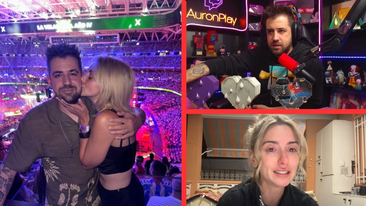 Auronplay y Gemita hablan sobre la ruptura de su noviazgo.