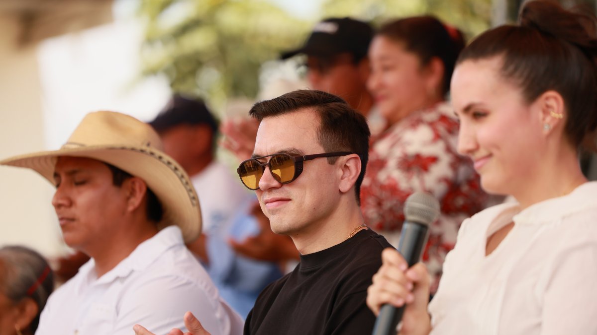 El presidente Daniel Noboa es uno de los candidatos en firme para 2025.