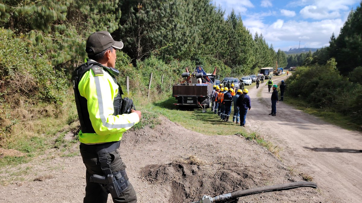 Desde marzo hasta la fecha se registran 23 perforaciones en el poliducto que transporta combustible desde Quito hasta Ambato.
