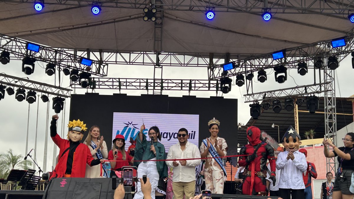 La vicealcaldesa Blanca López y la reina de Guayaquil, Jenniffer Tutivén, estuvieron presentes en la inauguración del Budokan.