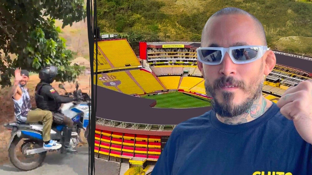 Chito Vera y su loco arribo a Barcelona en moto de la Policía Nacional.