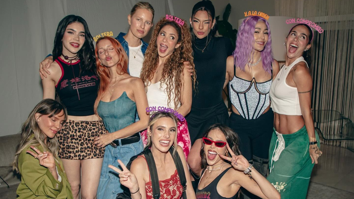 Shakira fue la anfitriona de una noche de chicas que reunió a algunas celebridades.