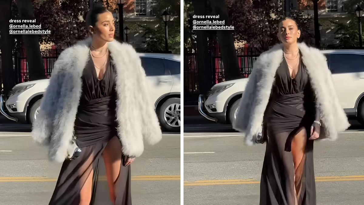 Luciana Guschmer compartió su look en Instagram y etiquetó a Ornella Lebed.