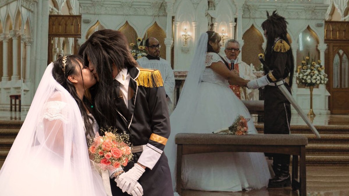 Las fotos fueron compartidas por la pareja en su cuenta de Facebook.