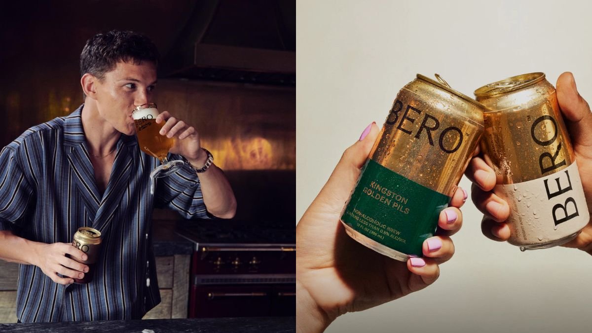 BERO la nueva marca de cerveza sin alcohol fundada por Tom Holland.