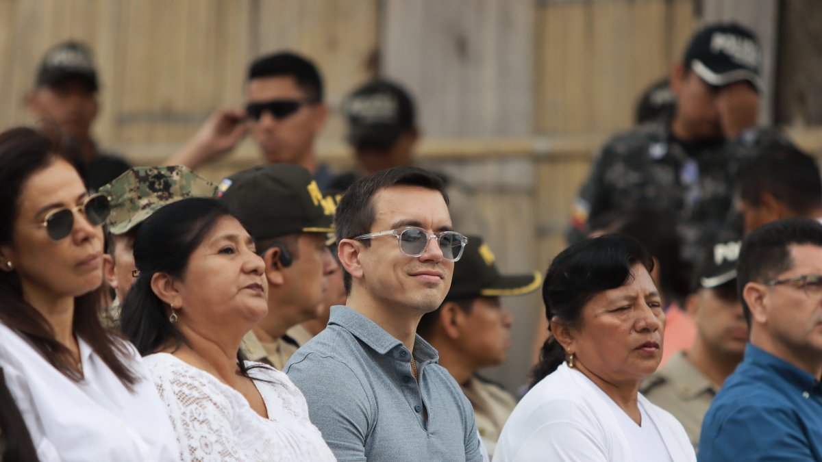 El presidente Daniel Noboa exhortó a que la Asamblea tramite la reforma parcial con responsabilidad.