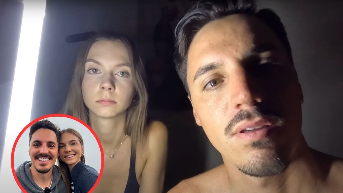 Mateo y Lisanna en su reciente video 'CON URGENCIA NOS FUIMOS DE ECUADOR'.
