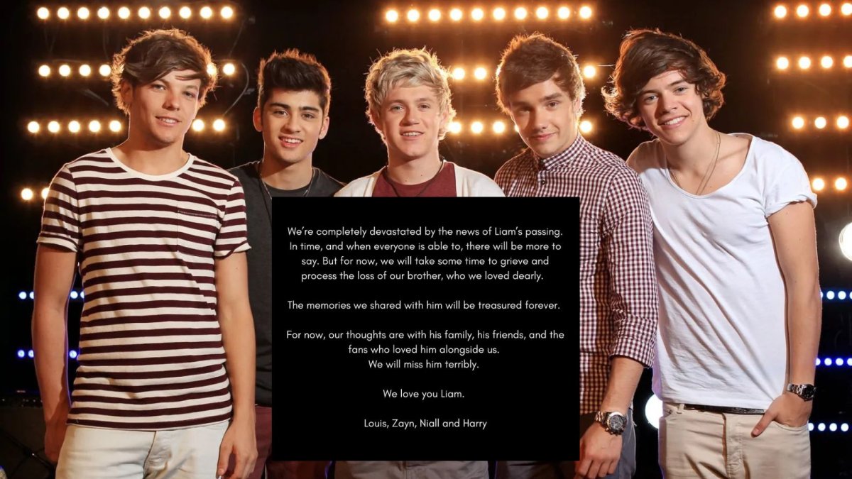 One Direction y su comunicado.