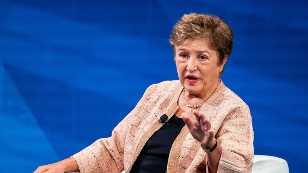 Kristalina Georgieva, directora del FMI, en días pasados.