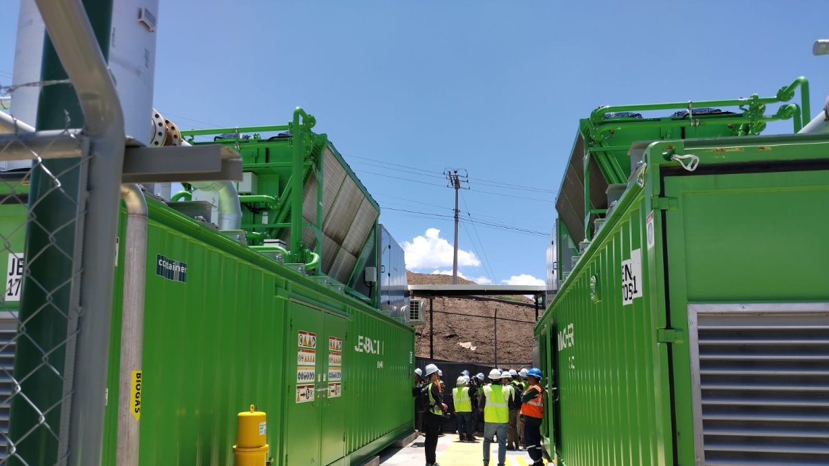 Este 17 de octubre de 2024 se inauguró la última etapa de planta de biogás, en Quito.