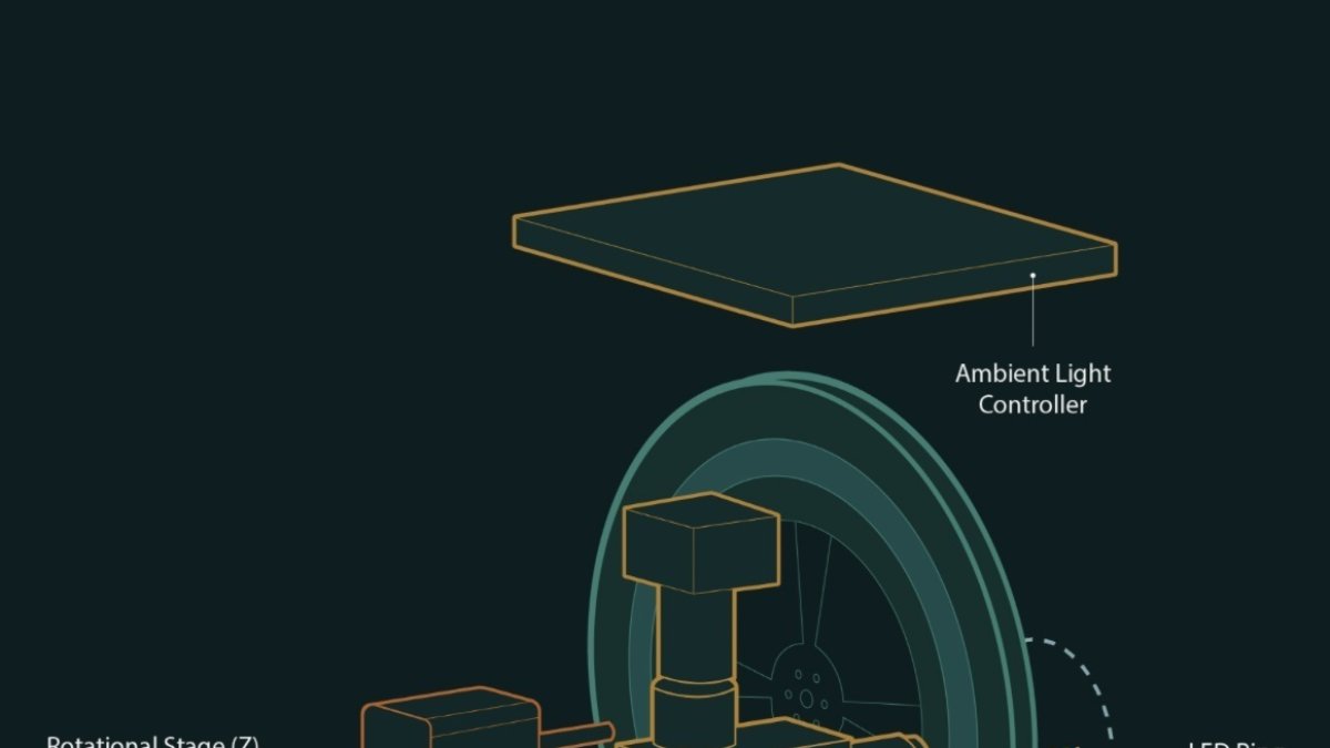 Esquema del nuevo microscopio submarino diseñado por científicos de la Universidad de Stanford, que ha permitido observar cómo funciona el proceso de absorción de CO2 de los océanos.