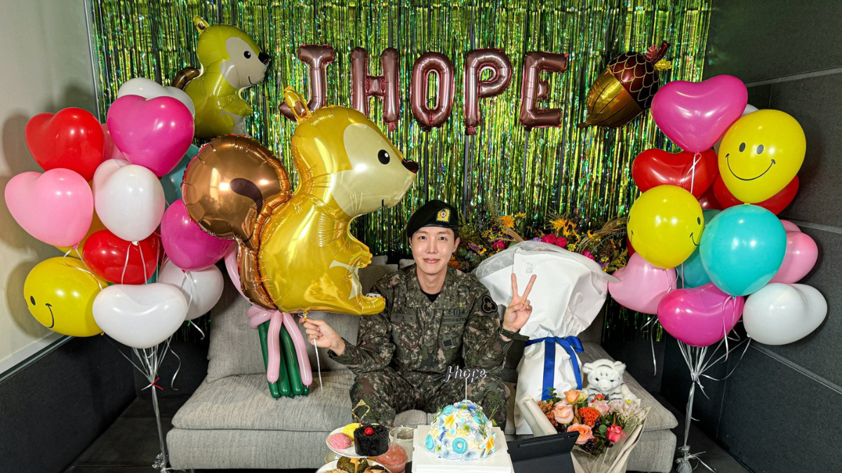 J- hope culminó el servicio militar después de 18 meses.