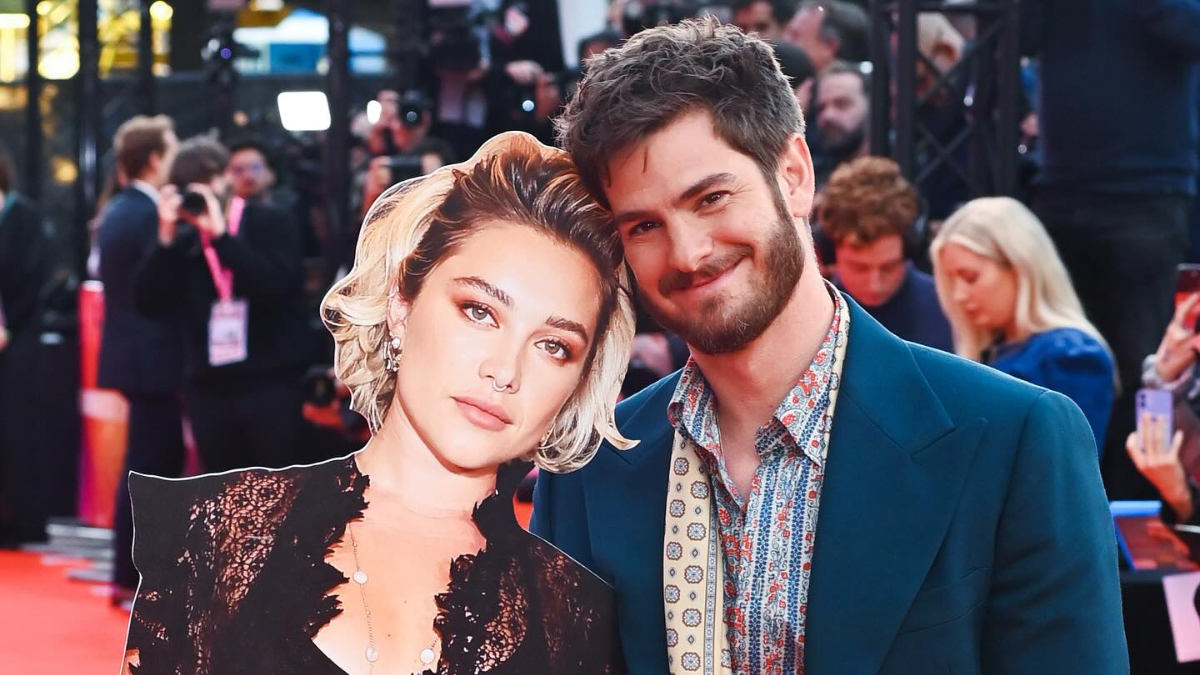 Andrew Garfield llevó a su compañero de reparto a la premiere de We Live in Time