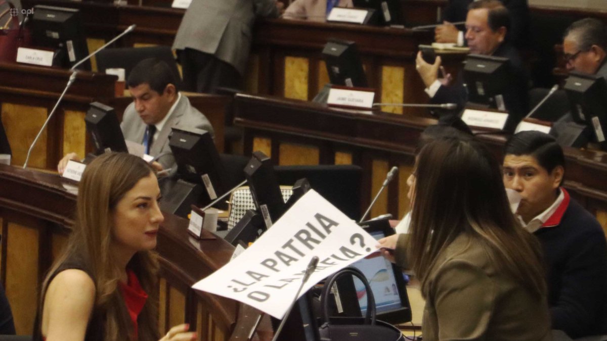Durante la sesión que se trató el juicio político a Palencia, el oficialismo fue con carteles al Pleno.