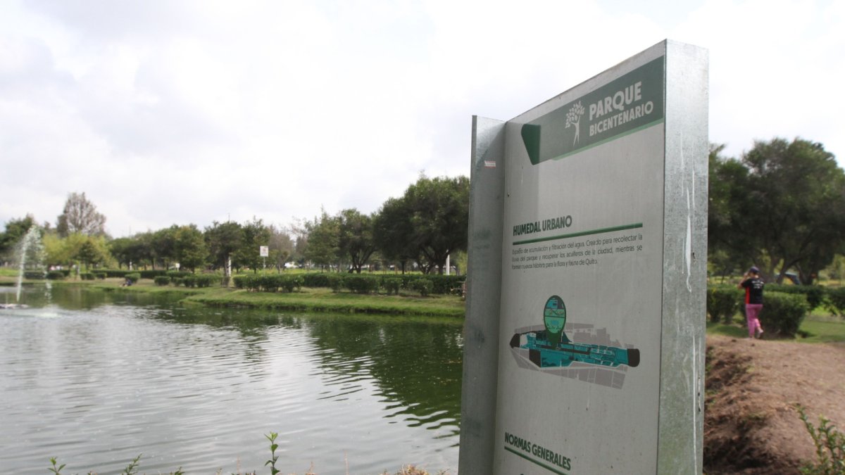 El parque Bicentenario tiene 105 hectáreas. Allí funcionó el aeropuerto de Quito.