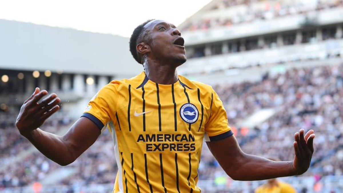 Danny Welbeck marcó el único tanto del triunfo de Brighton.