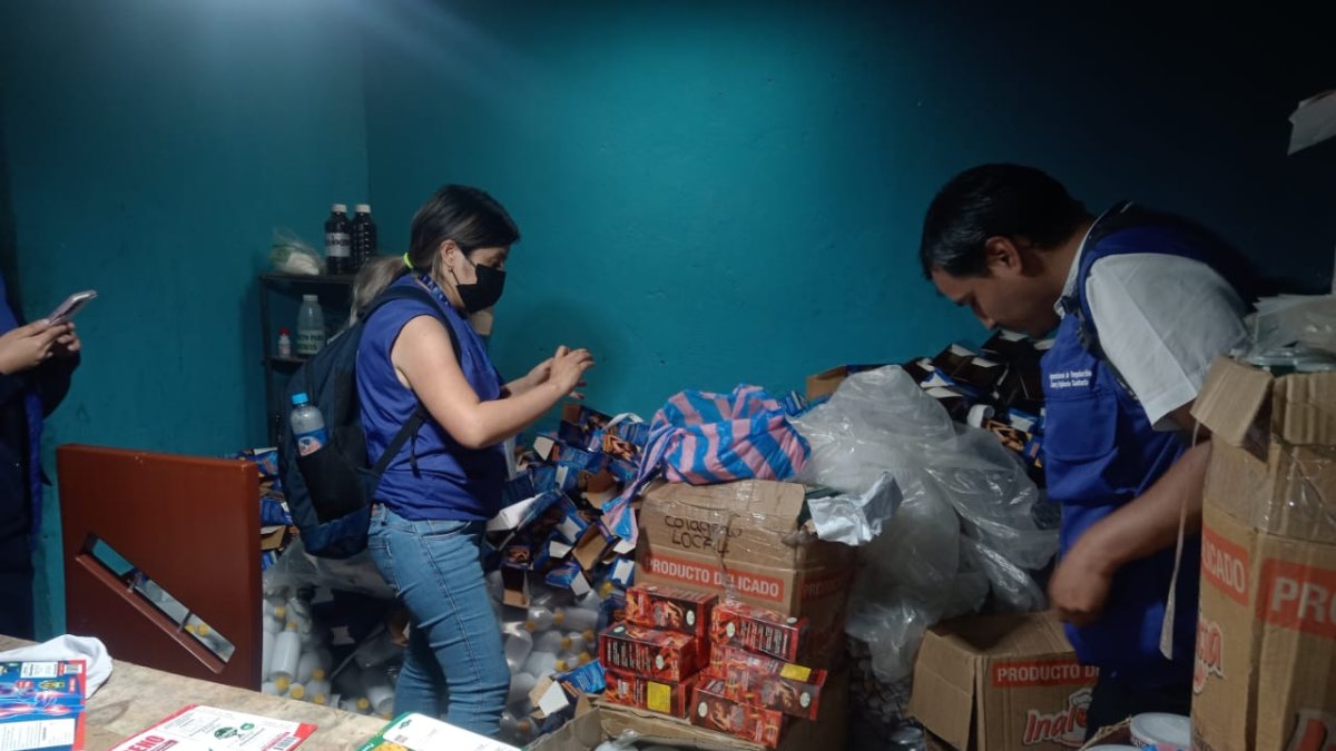 En la intervención en una de las viviendas donde se encontraron lo productos.