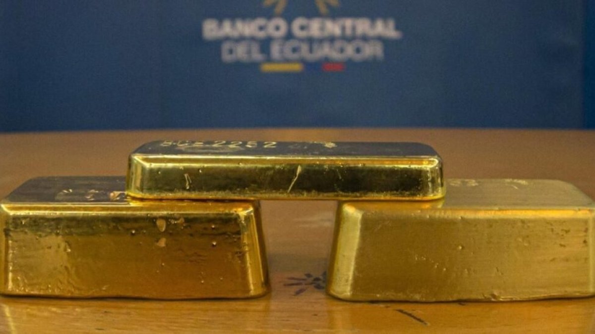 El Banco Central mantiene parte de sus reservas en oro.