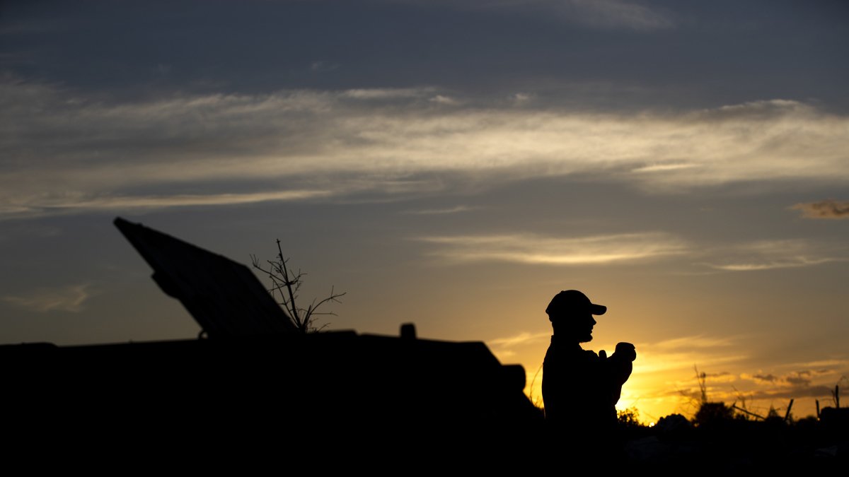 Fotografía de archivo de un soldado ucraniano.