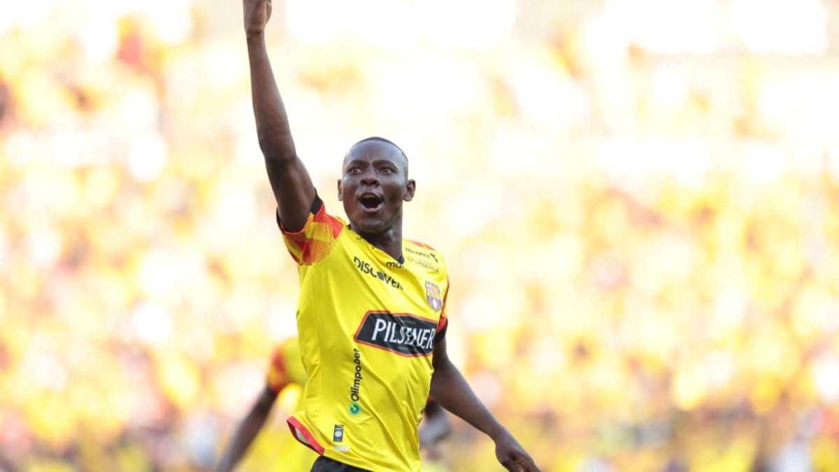 Janner Corozo, delantero del Barcelona SC.