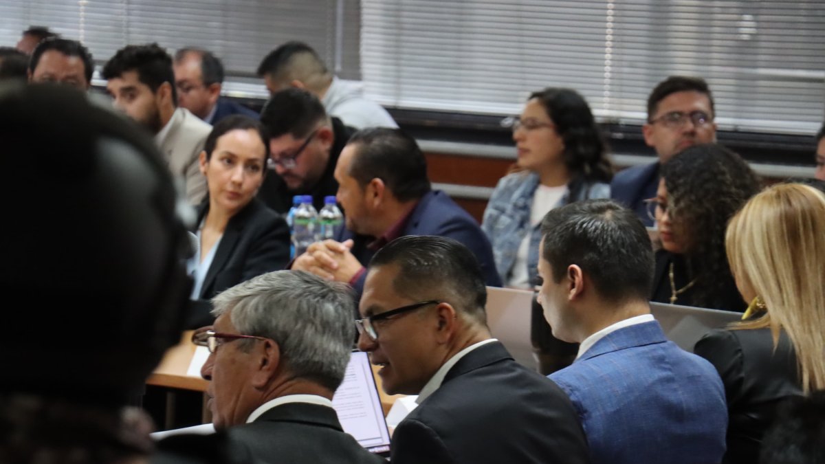 Wilman Terán este lunes en el juicio del caso Metástasis.