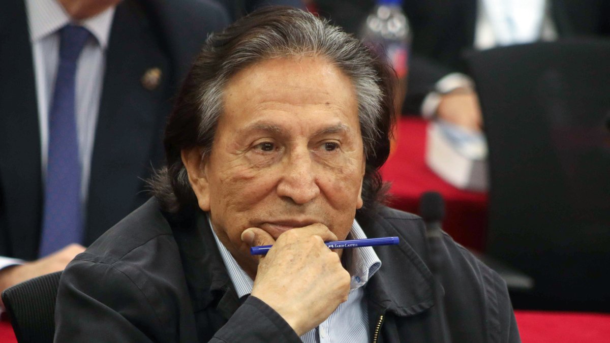 El expresidente de Perú, Alejandro Toledo, asistió a la lectura de su sentencia este lunes 21 de octubre de 2024 en Lima.