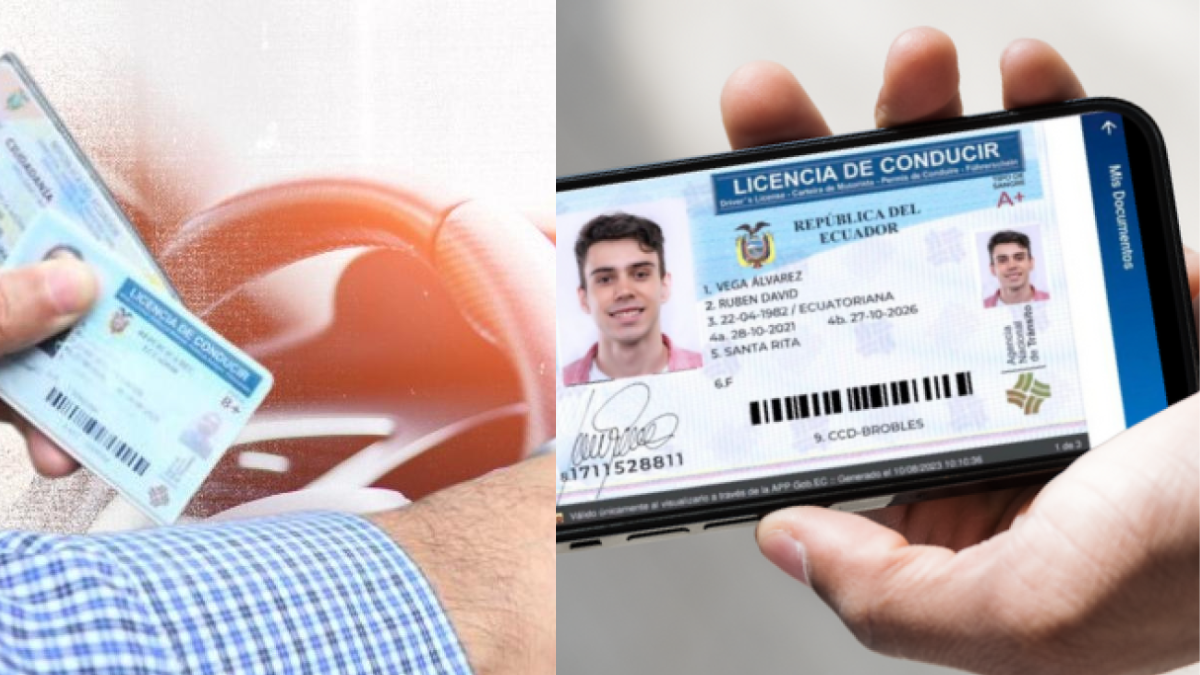 La licencia digital está disponible en Ecuador.