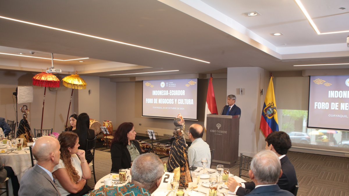 Foro. El embajador en Ecuador de Indonesia, Agung Kurniadi.