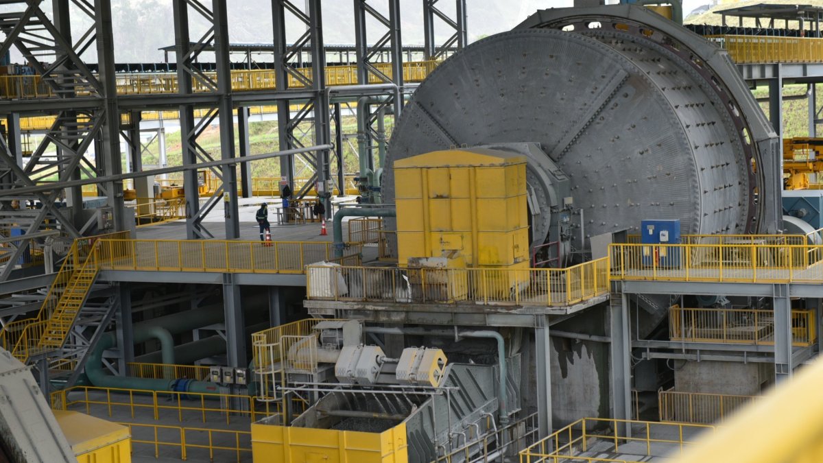 Una de las minas que hay en Ecuador y que busca la alternativa para tener energía eléctrica.