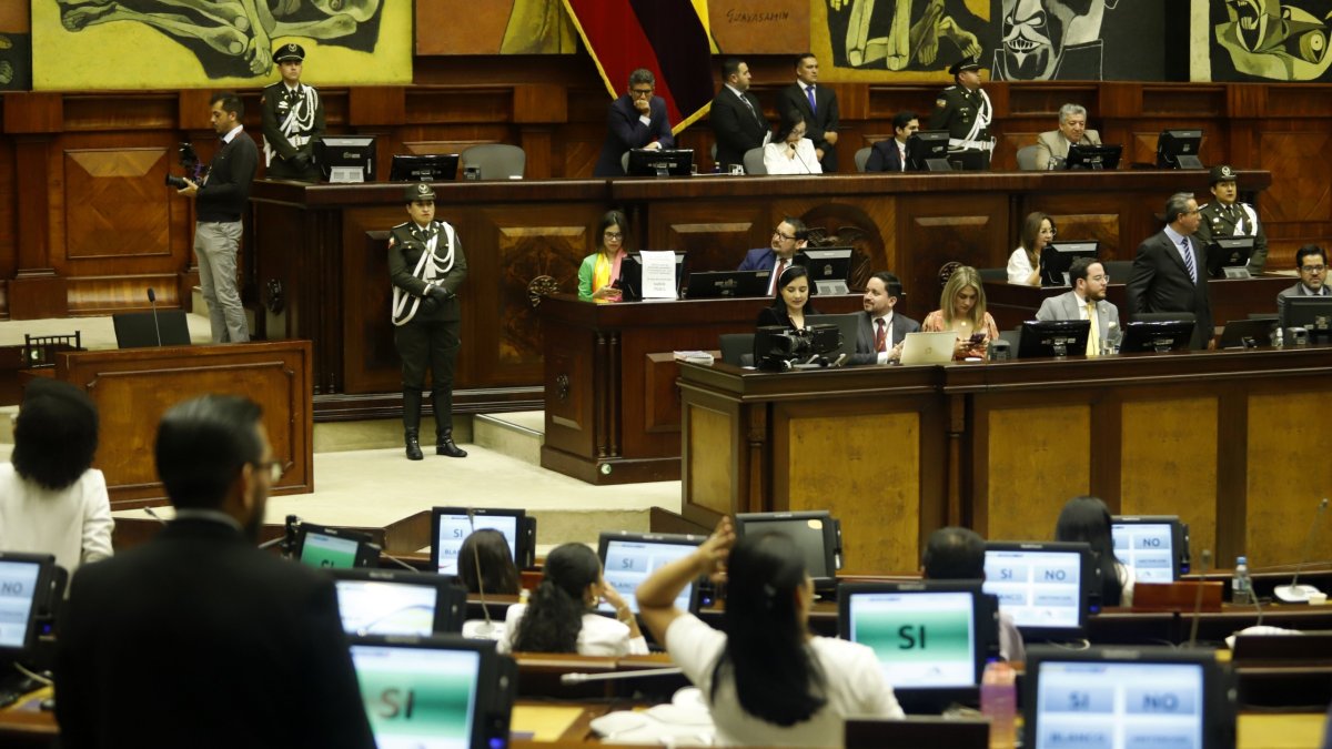 30 asambleístas de la bancada de Acción Democrática Nacional votaron en contra del juicio político de la ministra Palencia; uno se abstuvo.
