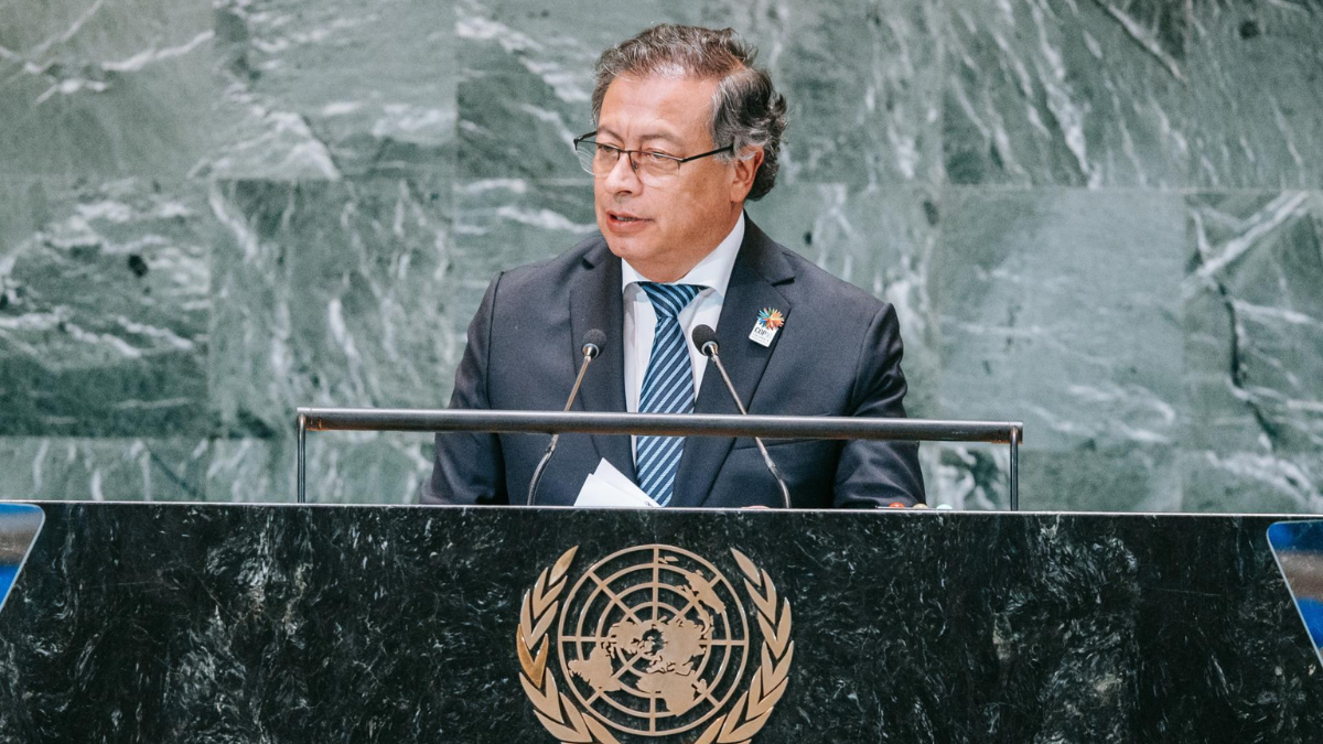 Fotografía del presidente de Colombia, Gustavo Petro.