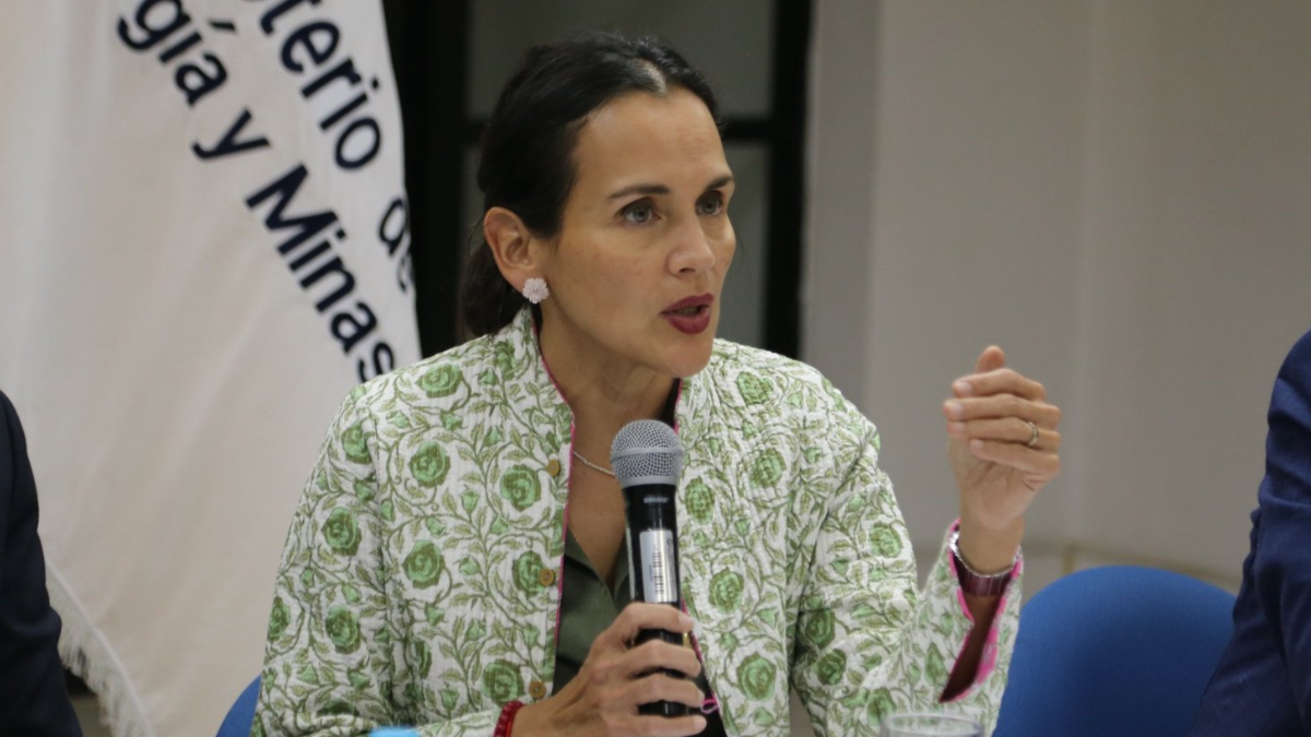 Inés Manzano, ministra de Energía y Minas.