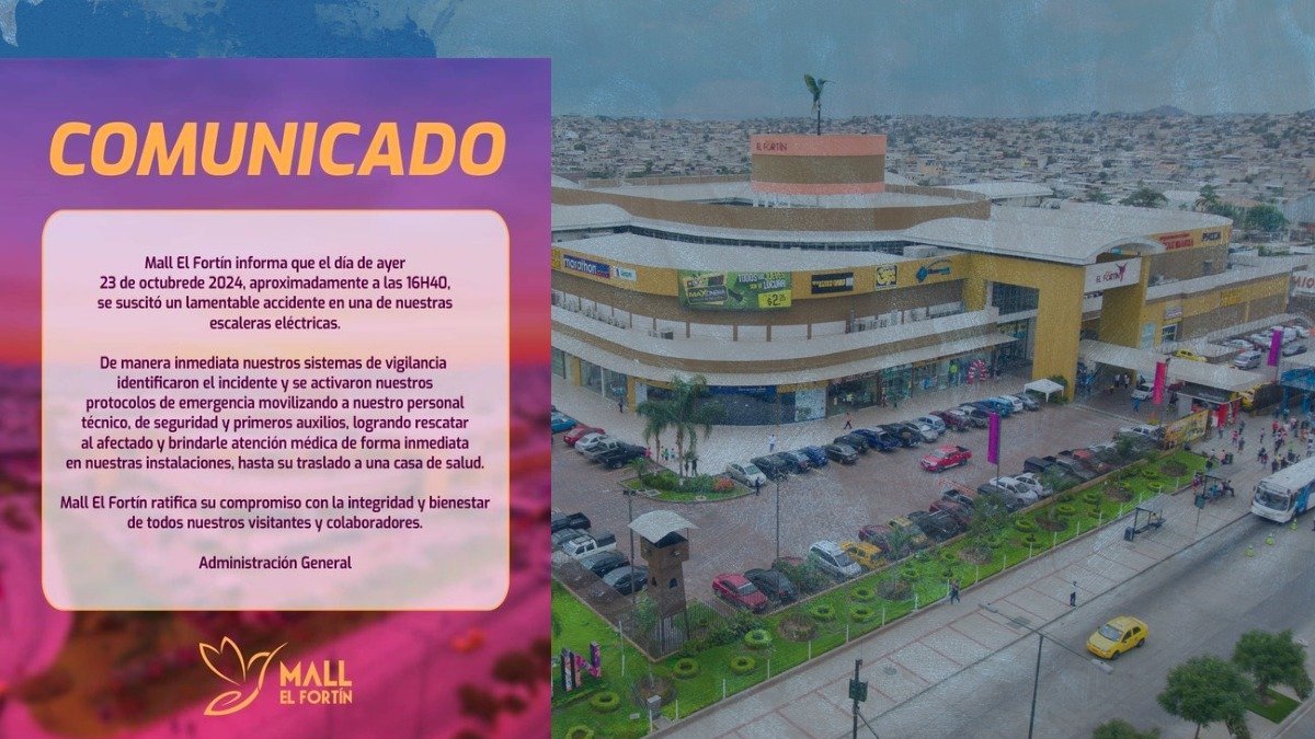 El centro comercial emitió un comunicado al respecto
