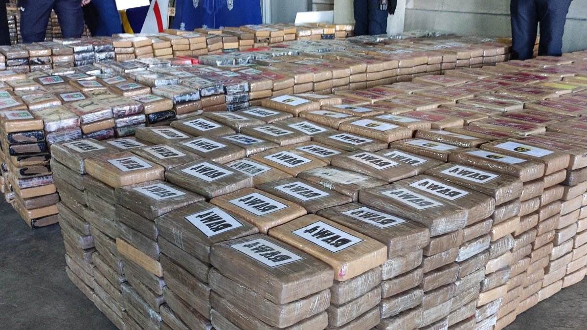 Droga incautada en puerto español de Algeciras.