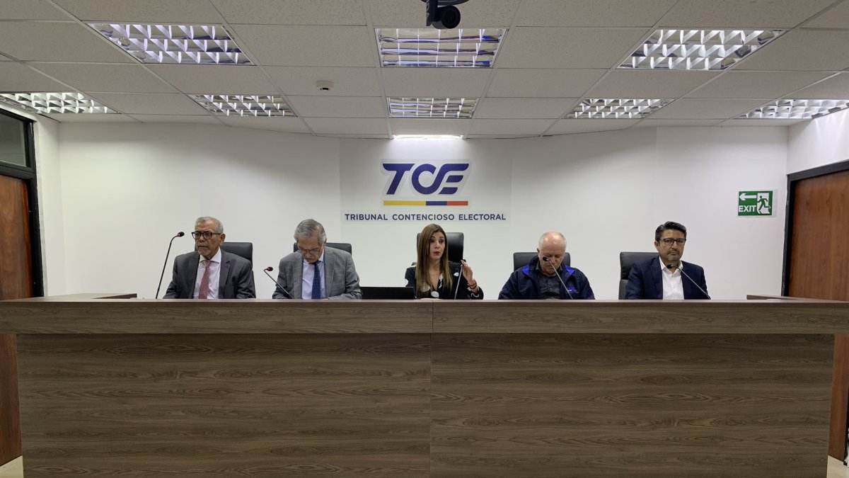 El pleno del TCE lo preside la jueza Ivonne Coloma.