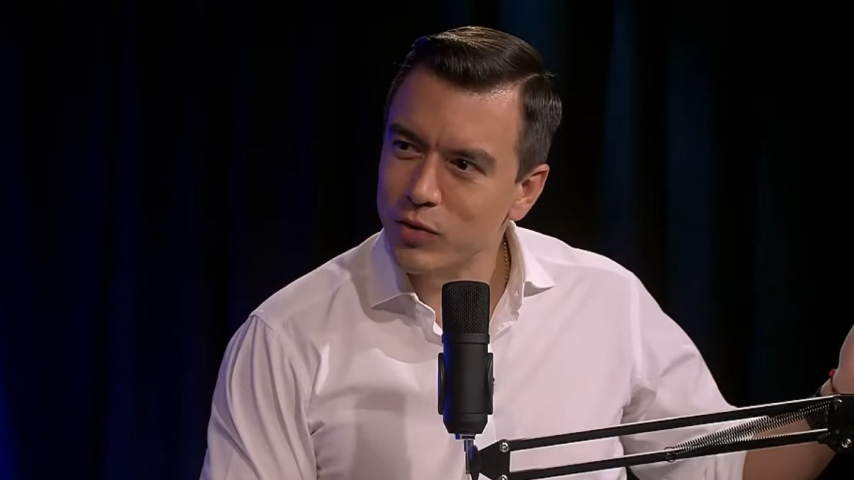 Daniel Noboa en entrevista con TC Televisión.