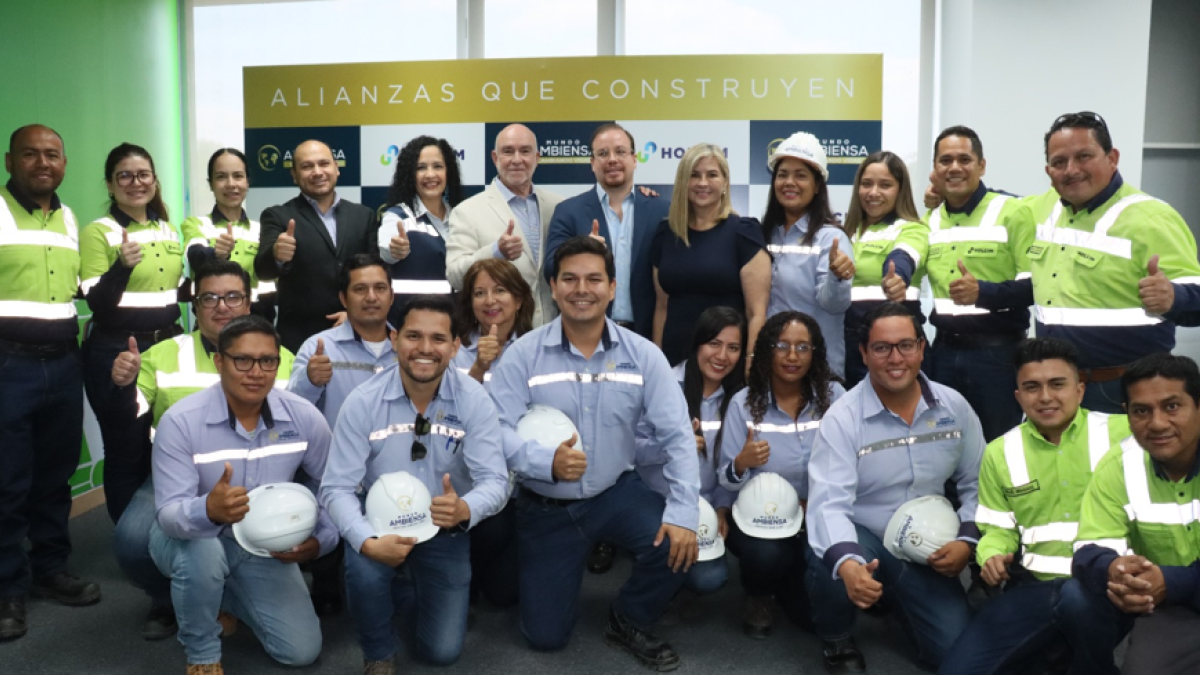 La empresa inmobiliaria Ambiesa construye con hormigón verde.