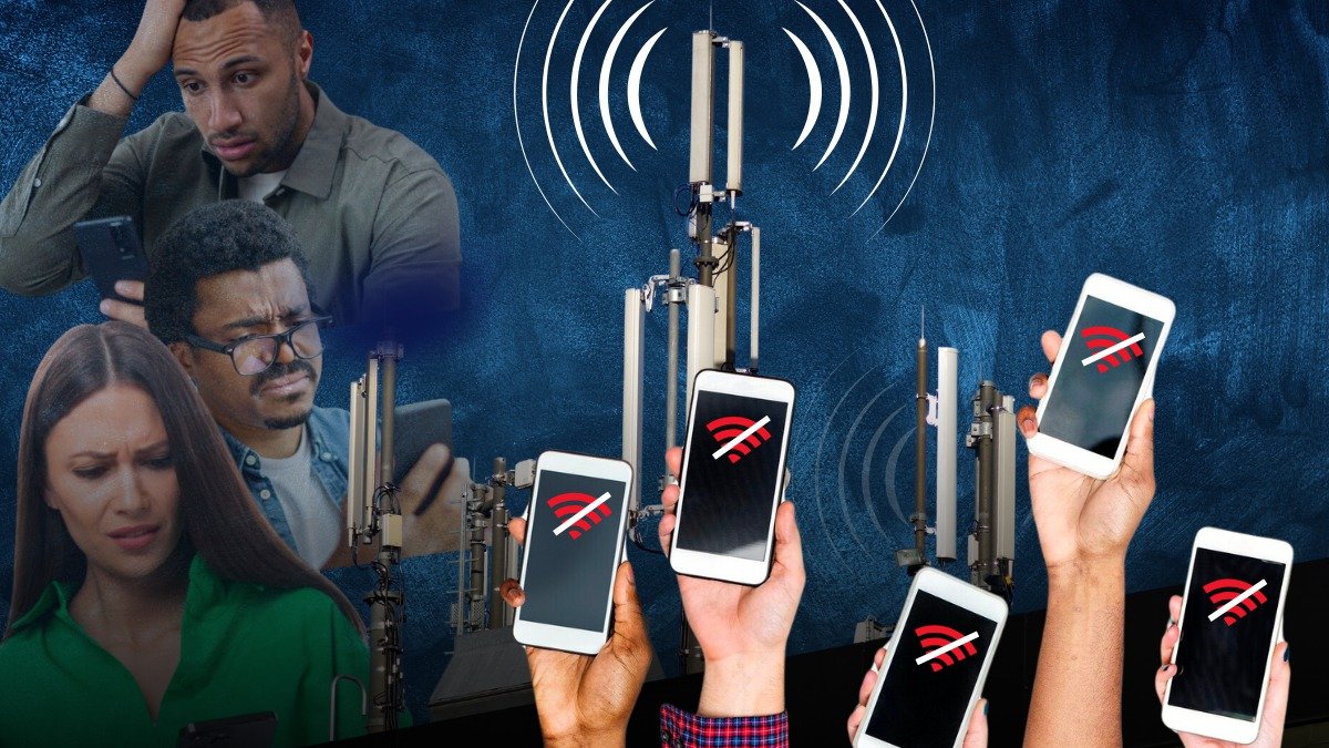 Ilustración para graficar este artículo sobre fallos en el servicio telefónico.