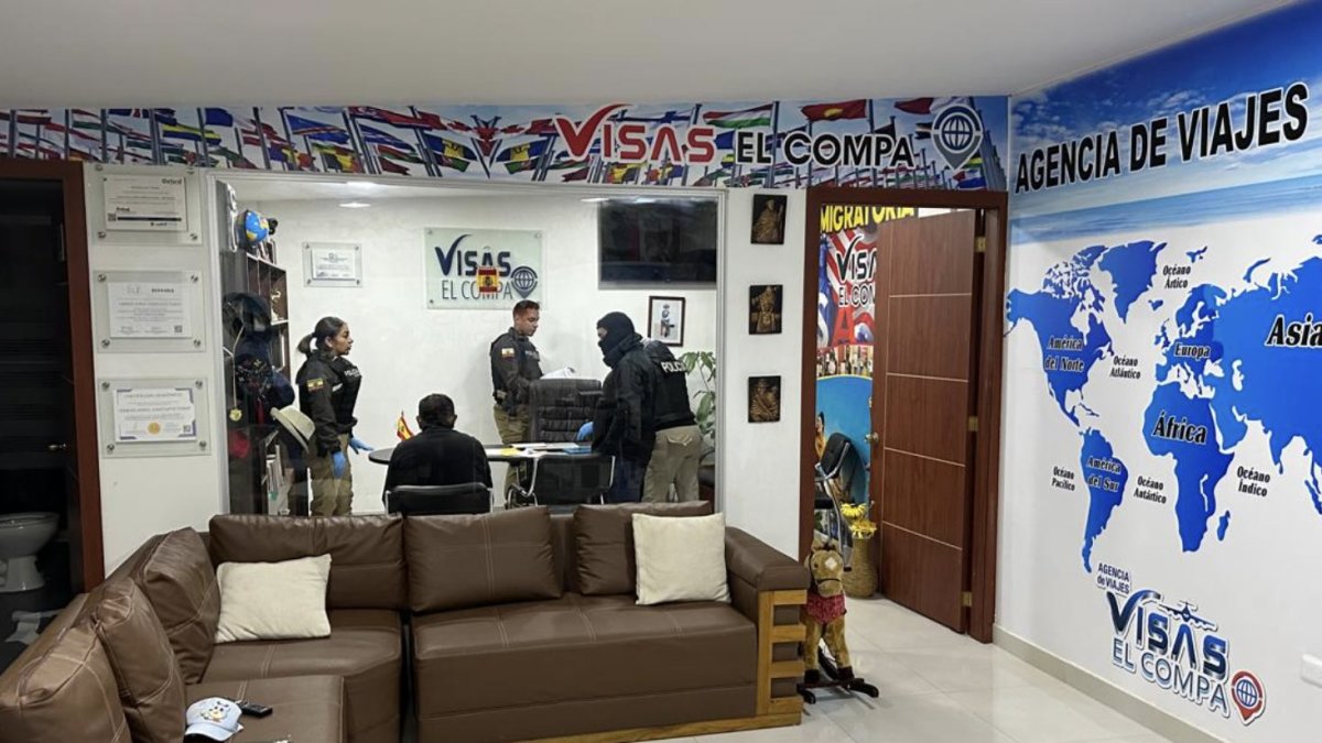 Quito. El 4 de octubre, la Policía y equipo de la HSI (de EE.UU.) desarticuló una red de tráfico de migrantes.