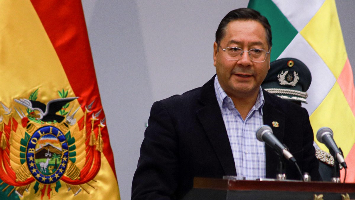 El presidente de Bolivia, Luis Arce.