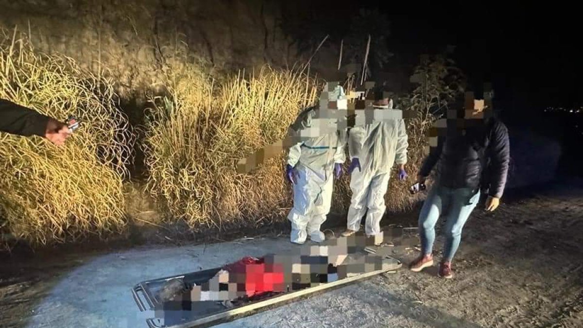 En el levantamiento de cadáver realizado en Panzaleo.