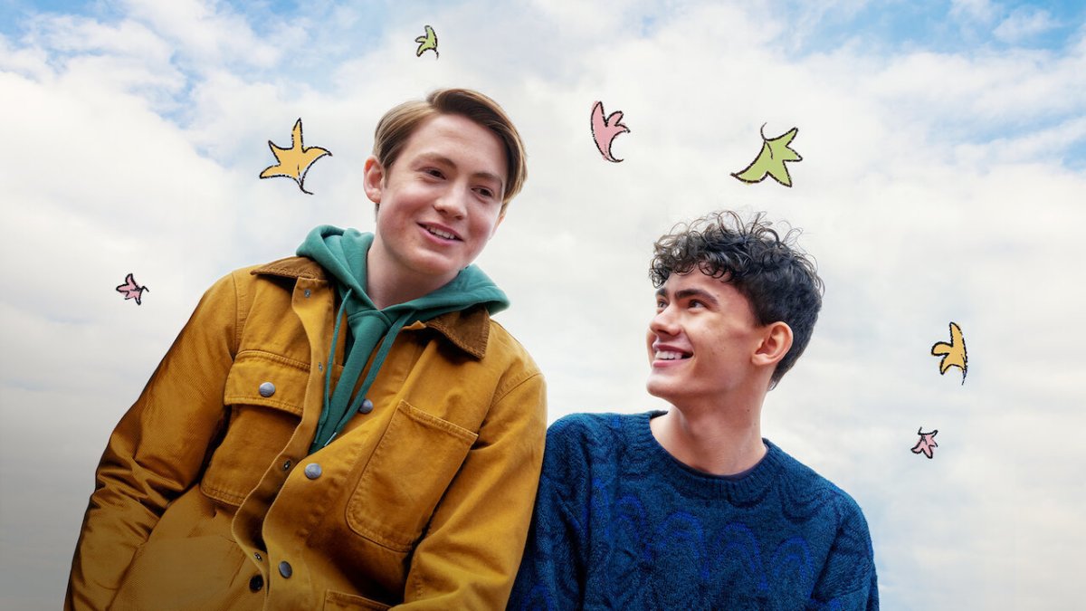 Kit Connor y Joe Locke en la serie de drama adolescente Heartstopper.