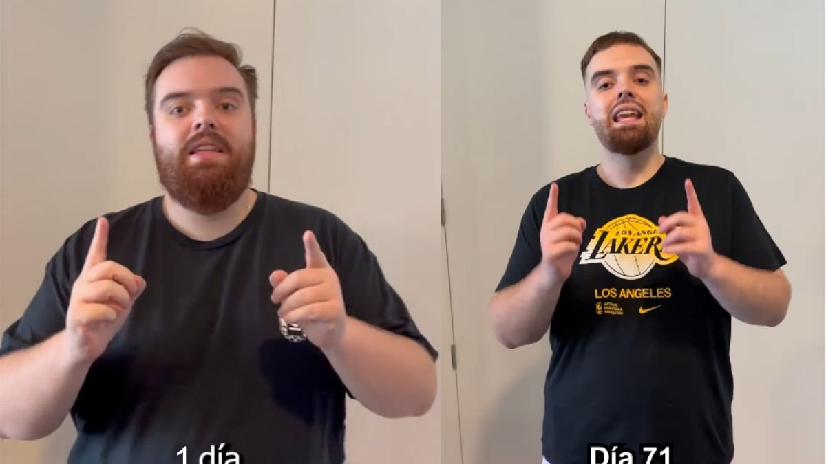 Fragmentos de videos en donde se compara el cambio físico del streamer Ibai Llanos.
